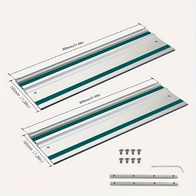 Workshop Cutting Tools - 2Pc/set 800mm Track Saw Track Guide