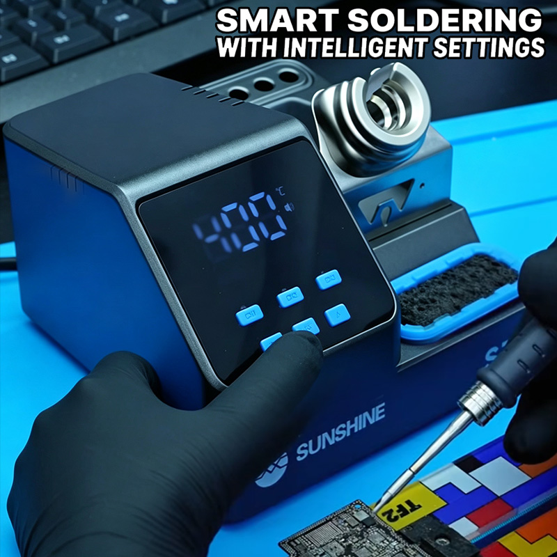 Tools For Electronic Workshop - SUNSHINE S3 Intelligent Soldering Station Rapid