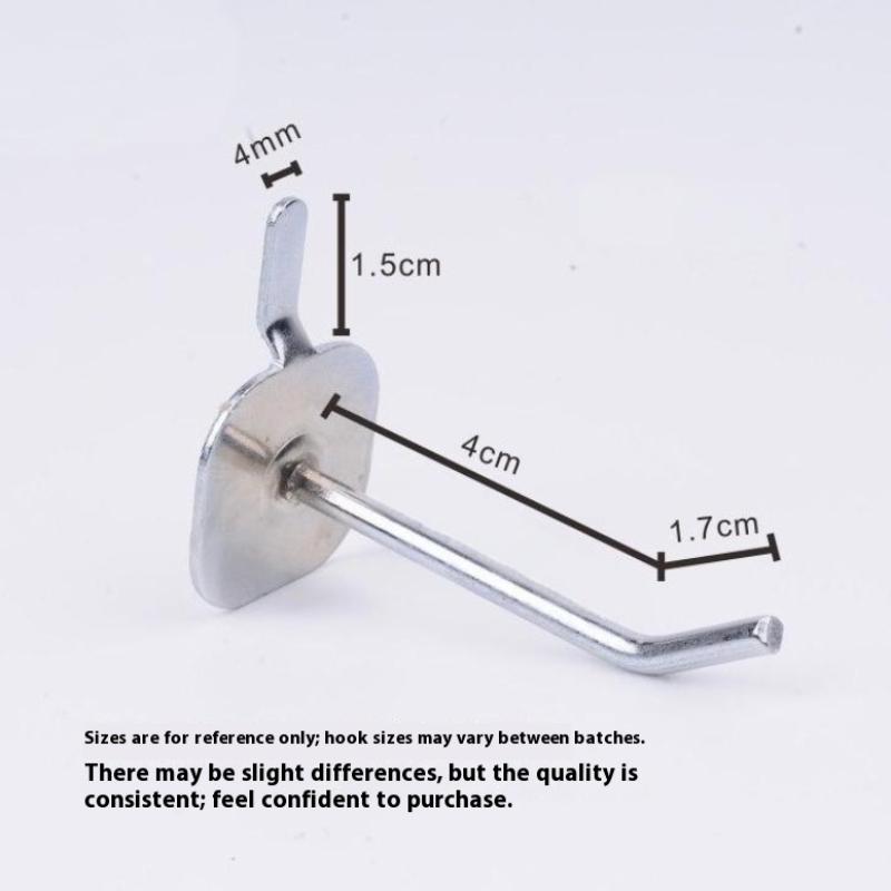 10Pcs Storage Rack Hooks Pegs  - Workshop Tools Display ulasan dan harga