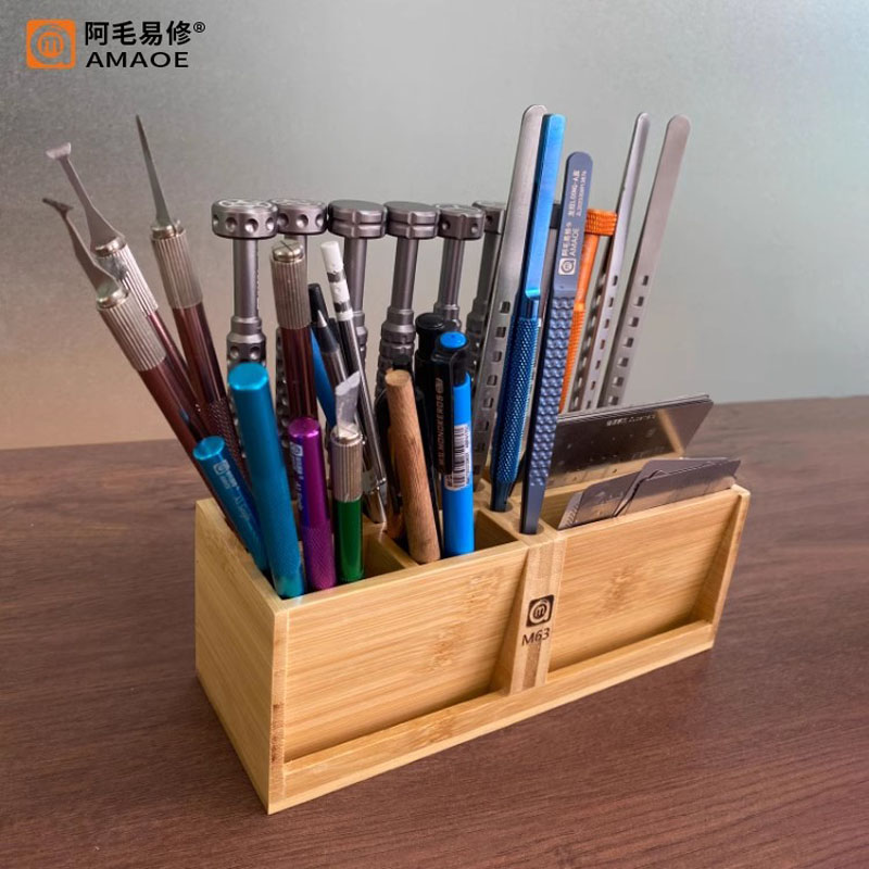 Amaoe M63 Bambo Storage Box Mu - Workshop Cutting Tools ulasan dan harga