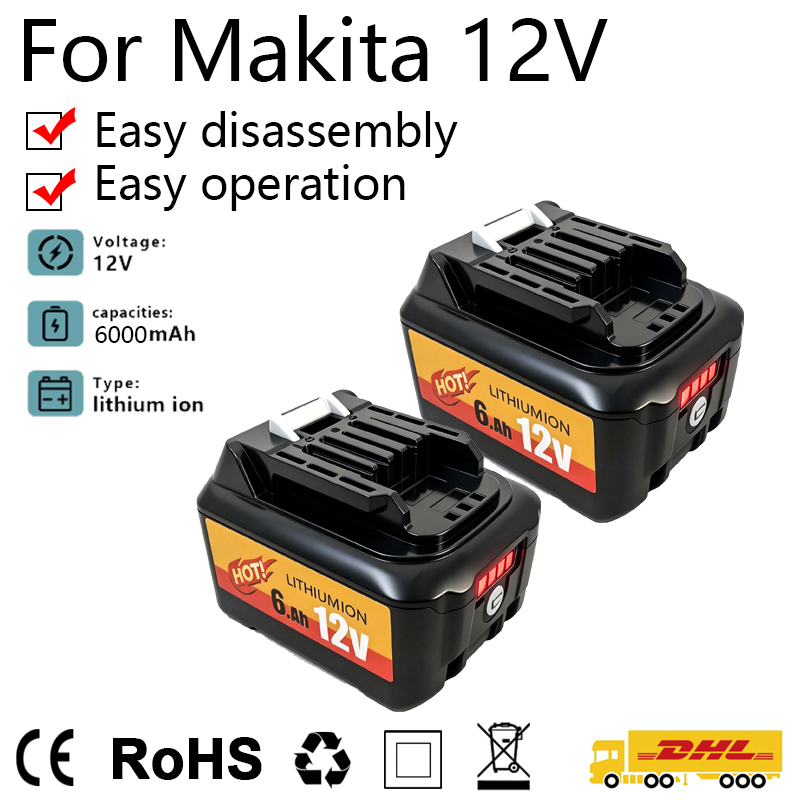 10.8V 12V 6A Rechargeable Repl - Makita Drill Hp1640 ulasan dan harga
