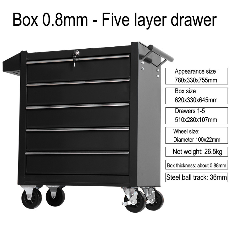 5 Drawer Storage Tool Box Trol - Special Workshop Tools ulasan dan harga