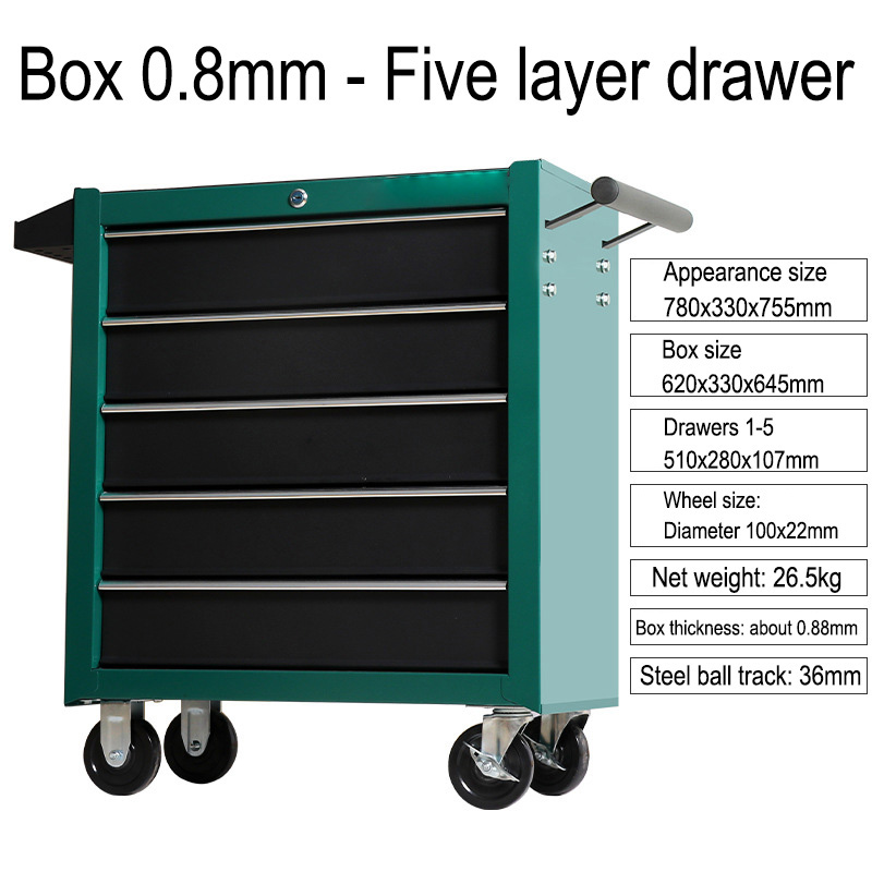 5 Drawer Storage Tool Box Trol - Special Workshop Tools ulasan dan harga