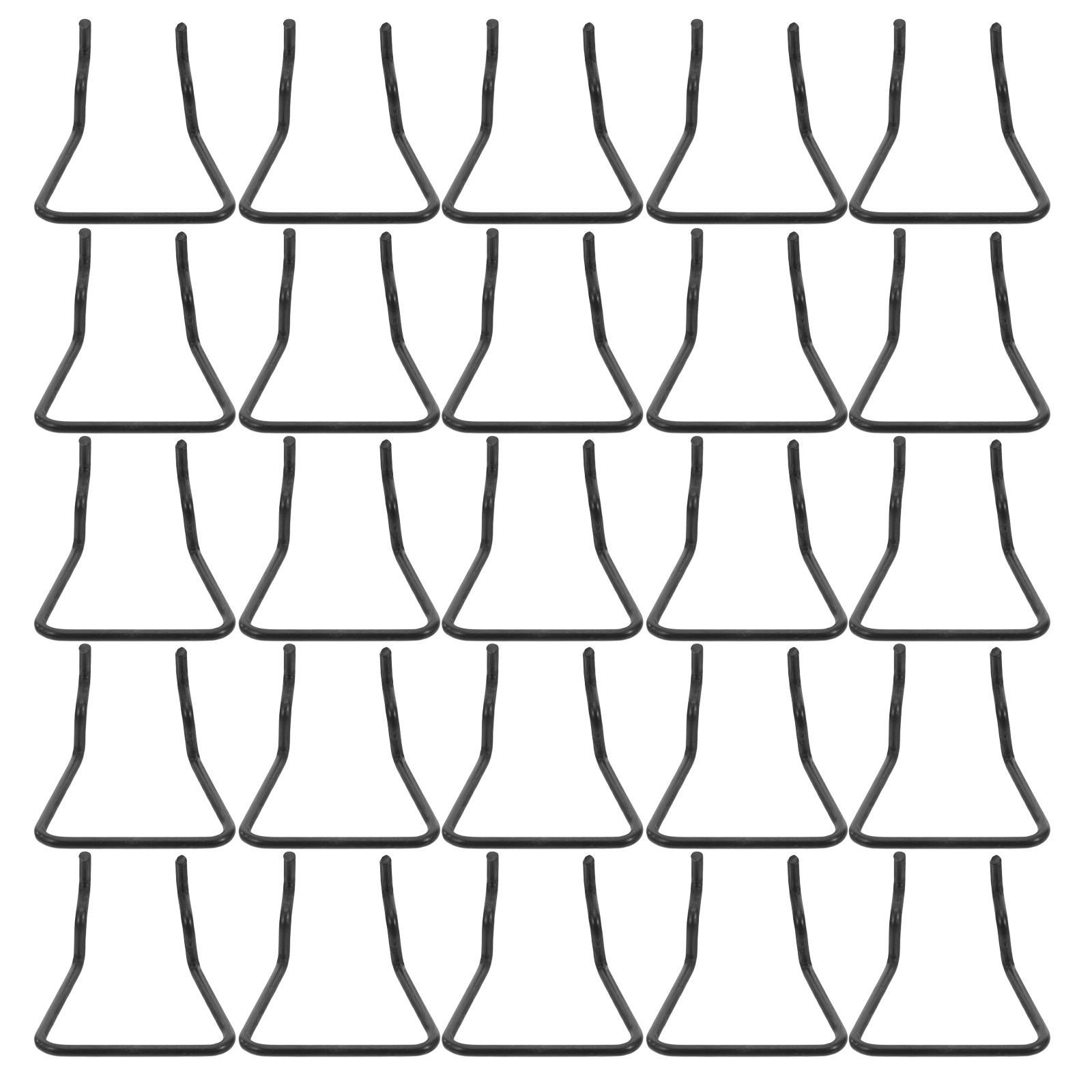 25Pcs Pegboard Hooks Black Dur - Workshop Tools Display ulasan dan harga