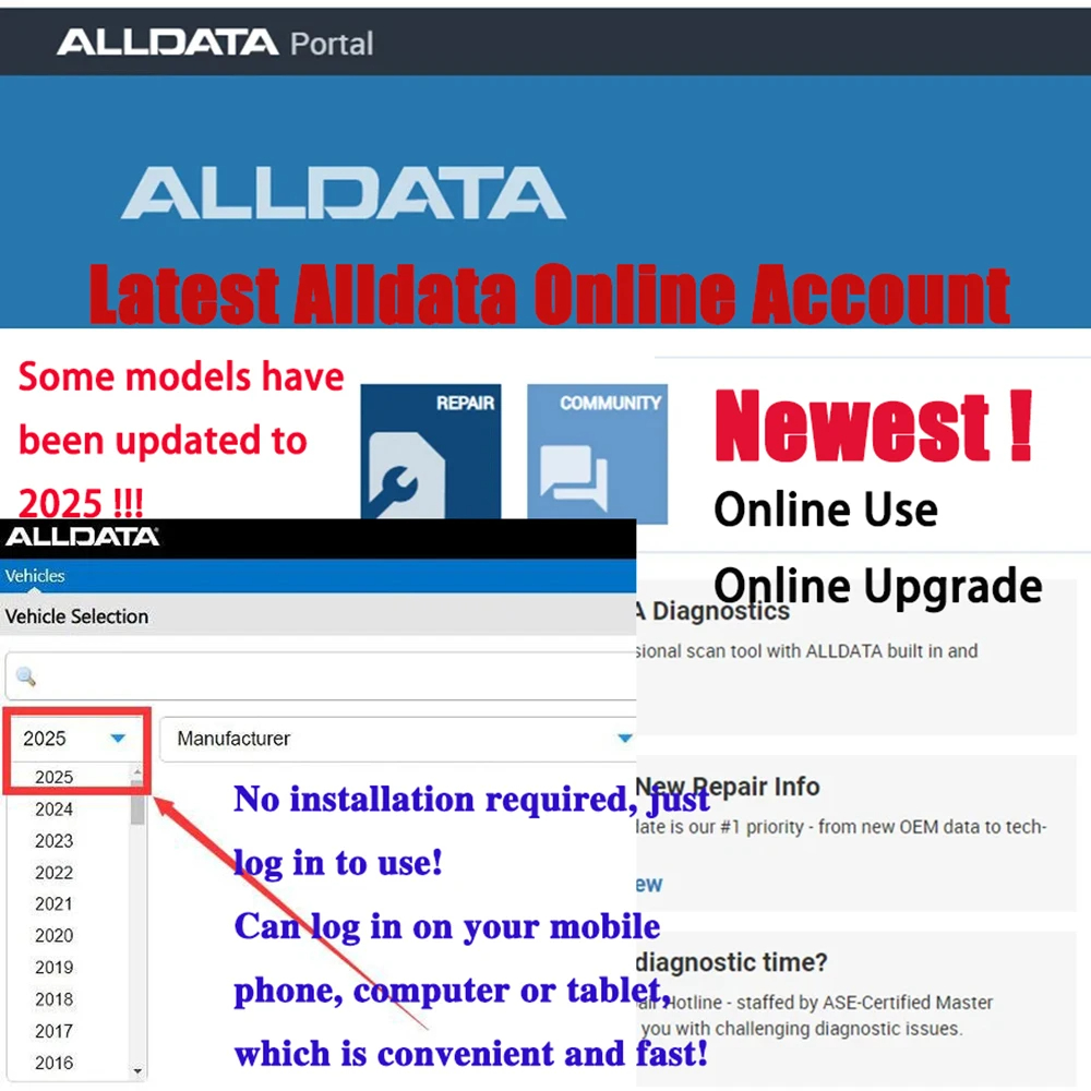2027 Alldata CAR Data Newest O - Special Workshop Tools ulasan dan harga