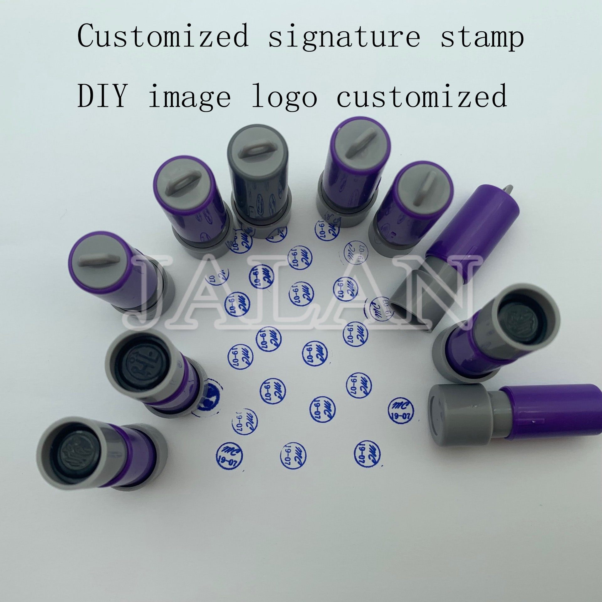 Customized signature stamp pri - Workshop Tools Logo ulasan dan harga