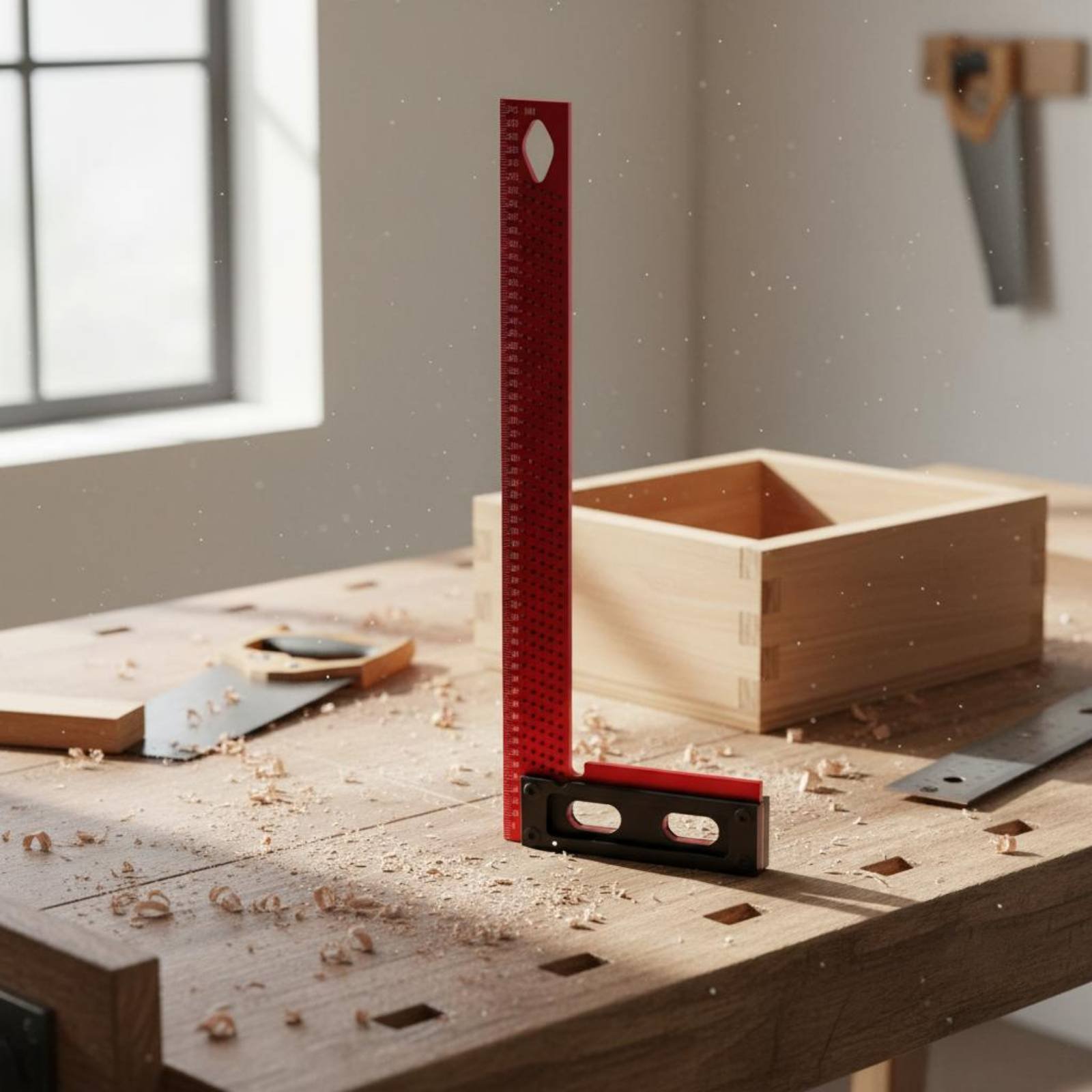 L-Shaped Marking Ruler Aluminu - Workshop Layout Tools ulasan dan harga