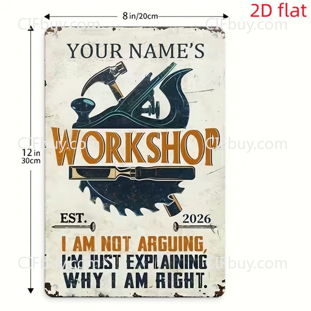 2D Flat Custom Name Workshop C - Workshop Tools And Names ulasan dan harga