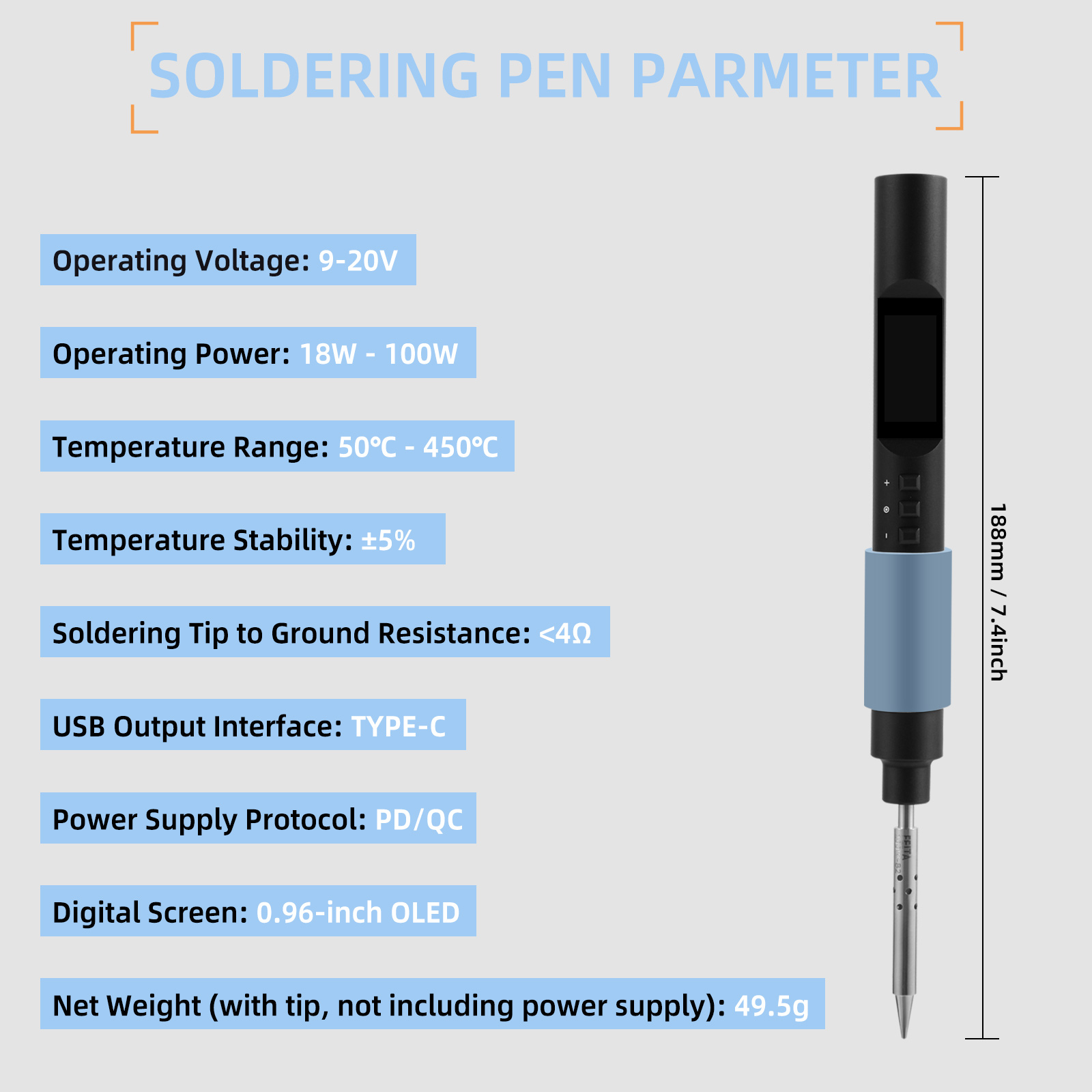 FEITA PTS200 Soldering Iron Ki - Tools For Electronic Workshop ulasan dan harga