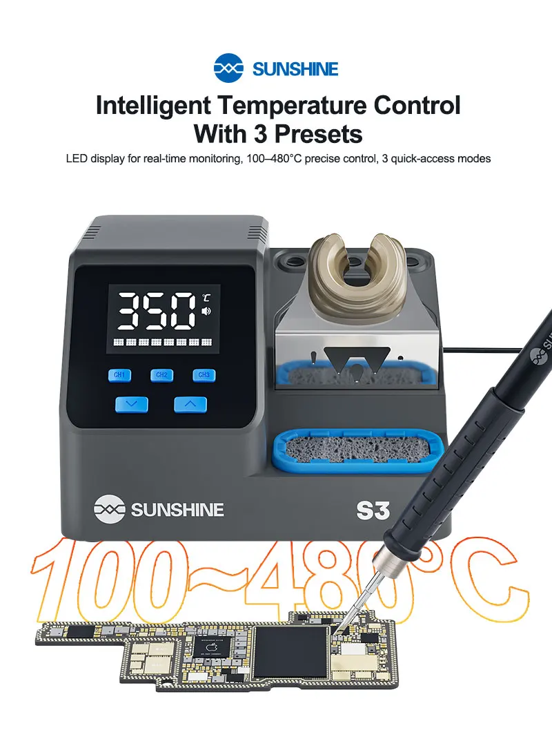 SUNSHINE S3 Intelligent Solder - Tools For Electronic Workshop ulasan dan harga